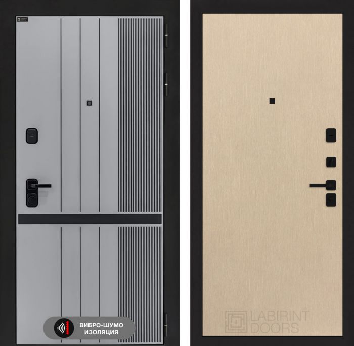 Входная дверь Лабиринт SKYLAB 05 – Венге светлый