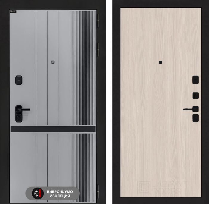 Входная дверь Лабиринт SKYLAB 05 – Ясень светлый