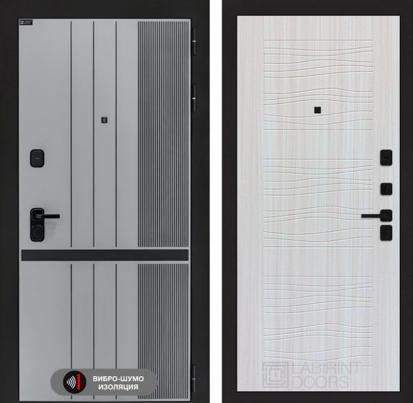 Входная дверь Лабиринт SKYLAB 06 – Сандал белый