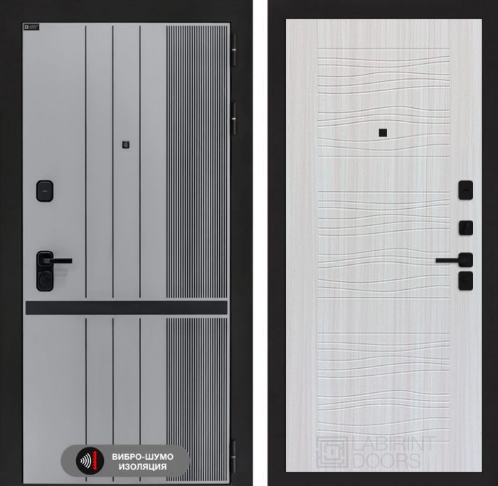 Входная дверь Лабиринт SKYLAB 06 – Сандал белый