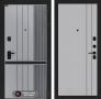 Входная дверь Лабиринт SKYLAB 10 - Серый рельеф софт