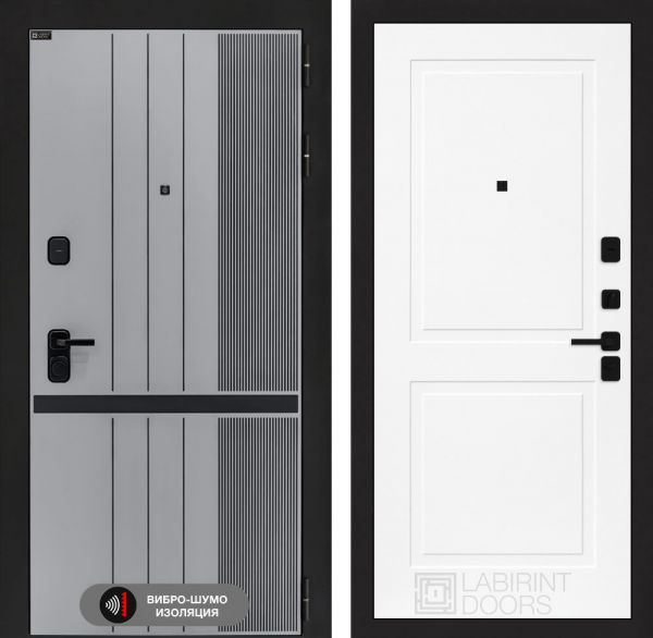Входная дверь Лабиринт SKYLAB 11 – Белый софт