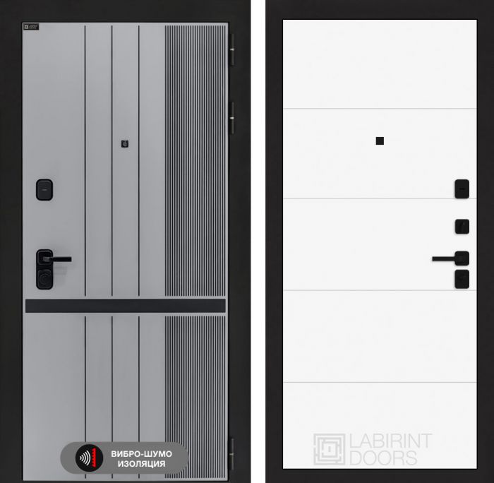 Входная дверь Лабиринт SKYLAB 13 – Белый софт