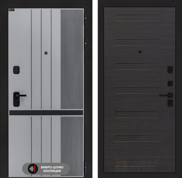 Входная дверь Лабиринт SKYLAB 14 – Эковенге горизонтальный