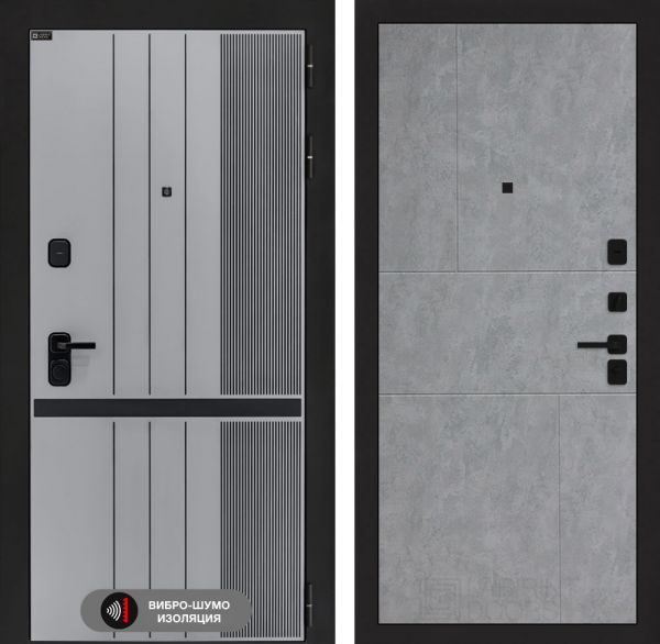 Входная дверь Лабиринт SKYLAB 21 – Бетон светлый
