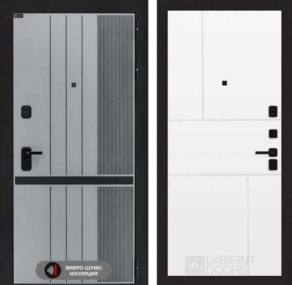Входная дверь Лабиринт SKYLAB 21 – Белый софт