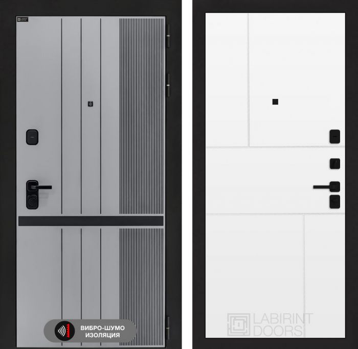 Входная дверь Лабиринт SKYLAB 21 – Белый софт