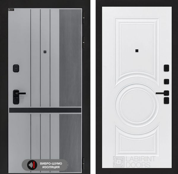 Входная дверь Лабиринт SKYLAB 23 – Белый софт