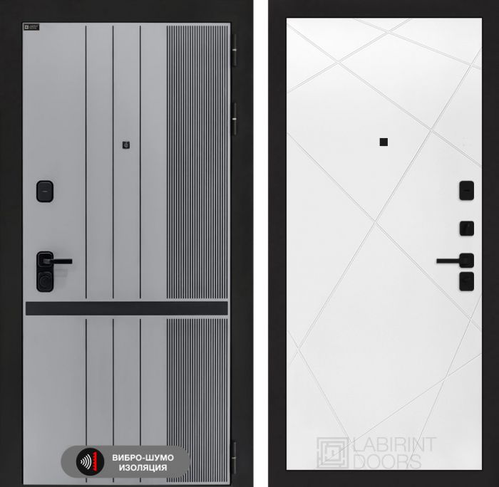 Входная дверь Лабиринт SKYLAB 24 – Белый софт