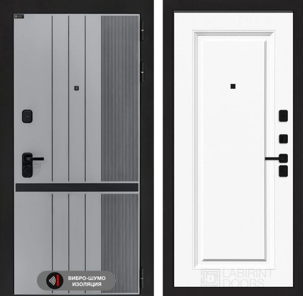 Входная дверь Лабиринт SKYLAB 27 – Эмаль RAL 9003