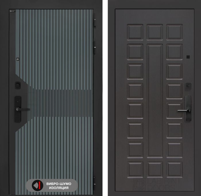 Входная дверь Лабиринт Смартлаб 04 – Венге