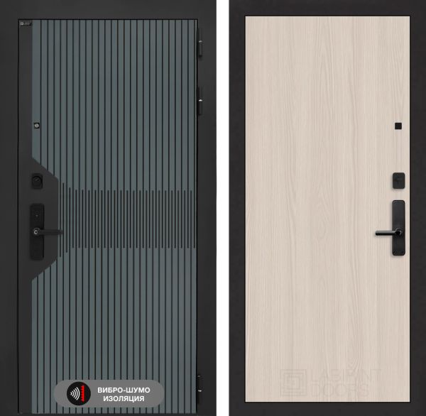 Входная дверь Лабиринт Смартлаб 05 – Ясень светлый 