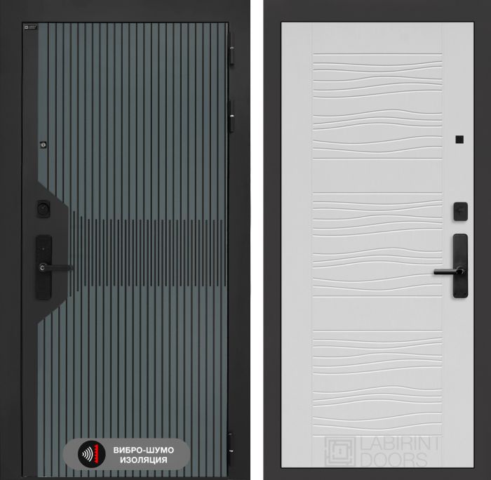 Входная дверь Лабиринт Смартлаб 06 – Белое дерево