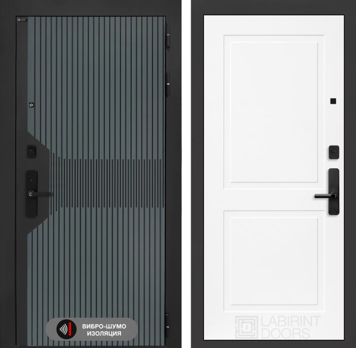 Входная дверь Лабиринт Смартлаб 11 – Белый софт