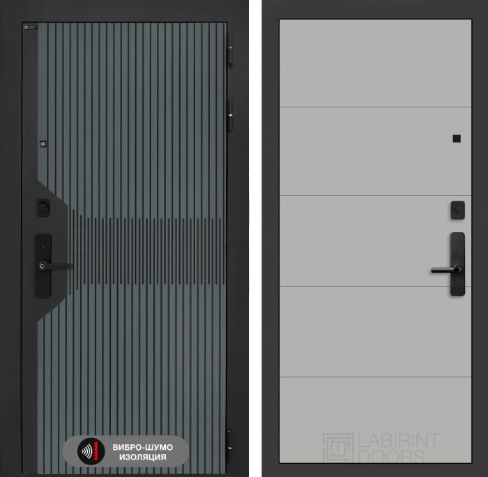 Входная дверь Лабиринт Смартлаб 13 – Грей софт