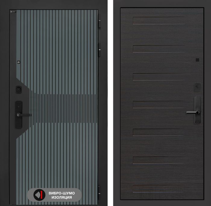 Входная дверь Лабиринт Смартлаб 14 – Эковенге горизонтальный