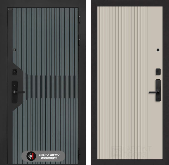 Входная дверь Лабиринт Смартлаб 29 – Капучино