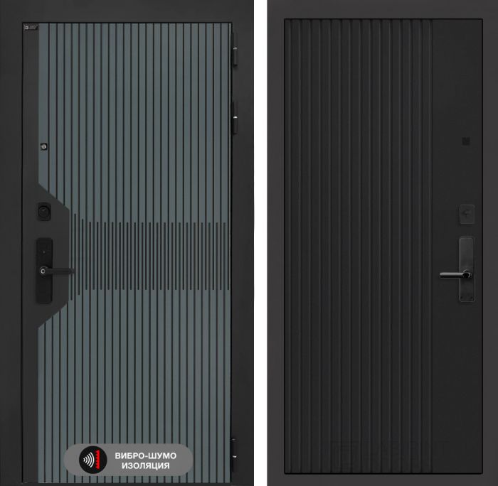 Входная дверь Лабиринт Смартлаб 29 – Черный кварц