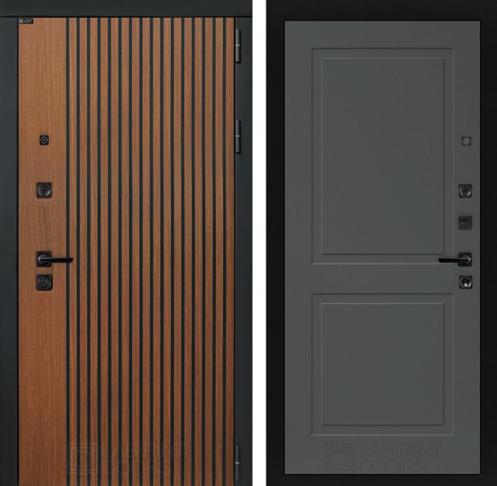 Входная дверь Лабиринт STORM 11 - Графит софт