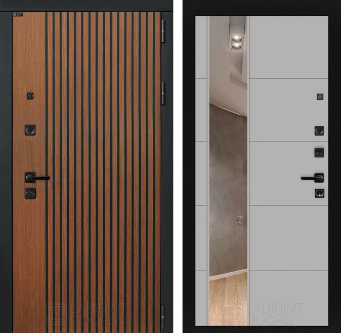 Входная дверь Лабиринт STORM 19 - Грей софт