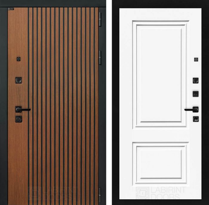 Входная дверь Лабиринт STORM 26 - Эмаль RAL 9003