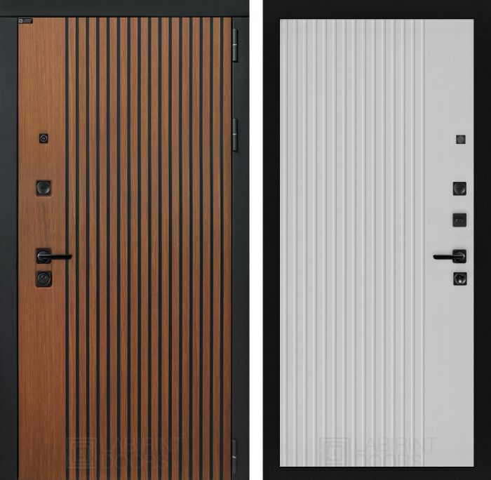 Входная дверь Лабиринт STORM замок Mottura 29 - Белый рельеф софт