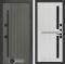 Входная дверь Лабиринт Термолаб 1 тепло 02 – Сандал белый, стекло черное