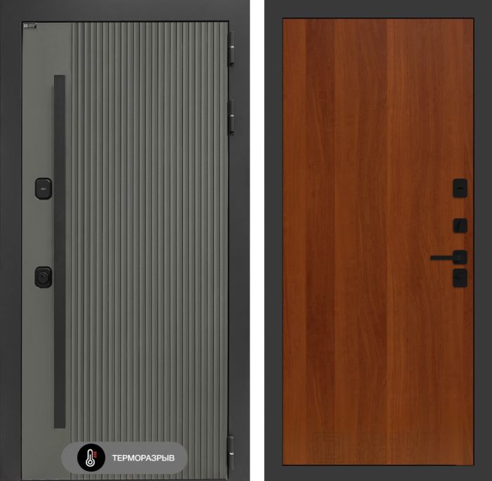 Входная дверь Лабиринт Термолаб 1 тепло 05 – Итальянский орех