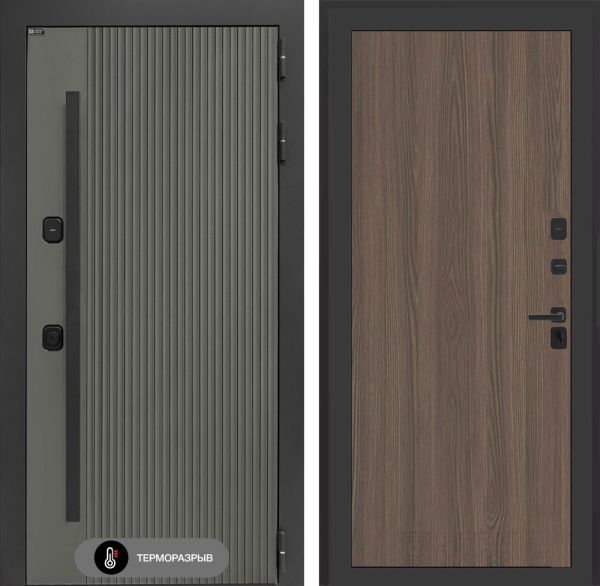 Входная дверь Лабиринт Термолаб 1 тепло 05 – Ясень темный