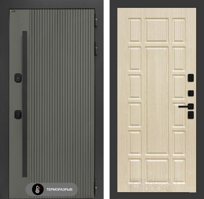 Входная дверь Лабиринт Термолаб 1 тепло 12 – Беленый дуб