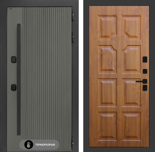 Входная дверь Лабиринт Термолаб 1 тепло 17 – Золотой дуб
