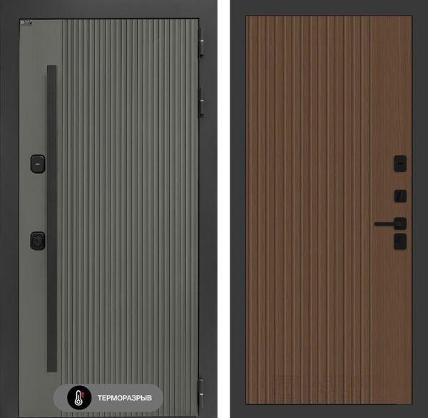 Входная дверь Лабиринт Термолаб 1 тепло 29 – Дуб кантри темный