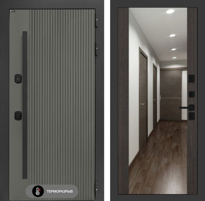 Входная дверь Лабиринт Термолаб 1 тепло Максимум – Венге