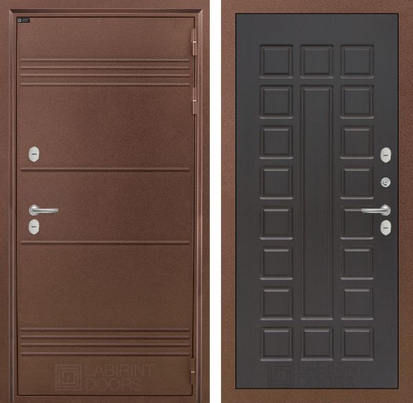 Входная дверь Лабиринт ТЕРМО ЛАЙТ 04 - Венге