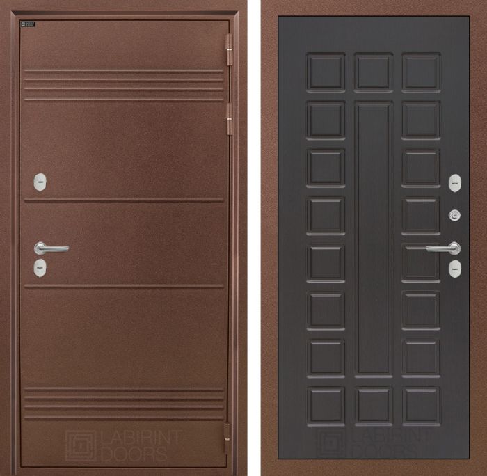Входная дверь Лабиринт ТЕРМО ЛАЙТ 04 - Венге
