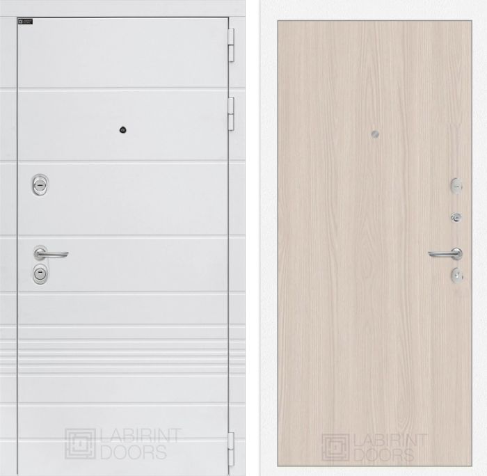 Входная дверь Лабиринт Трендо 05 - Ясень светлый