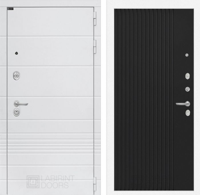 Входная дверь Лабиринт Трендо 29 - Черный кварц
