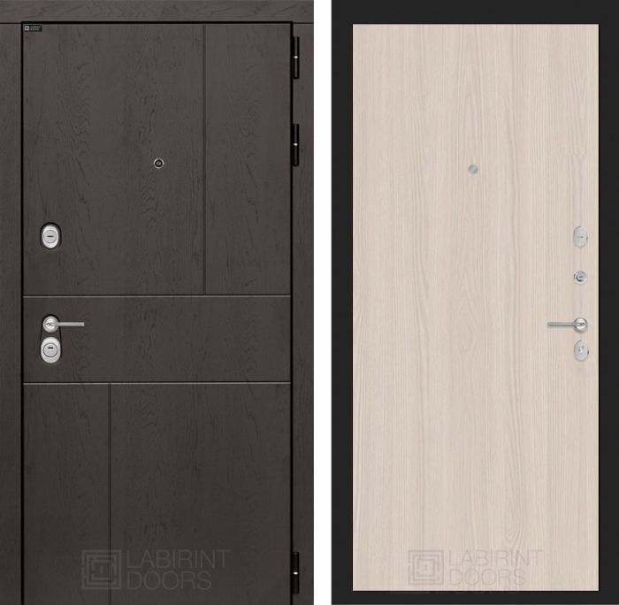 Входная дверь Лабиринт URBAN 05 - Ясень светлый