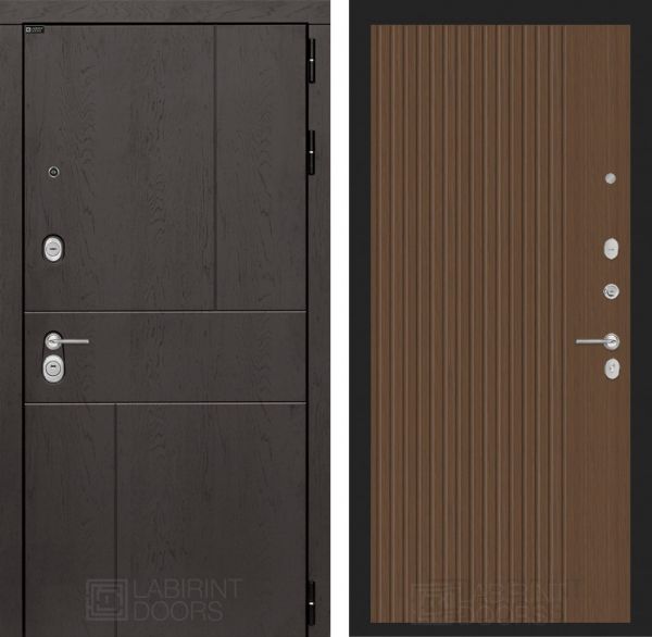Входная дверь Лабиринт URBAN 29 - Дуб кантри темный