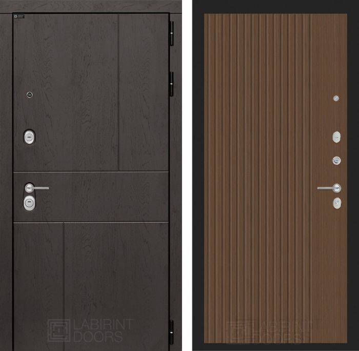 Входная дверь Лабиринт URBAN 29 - Дуб кантри темный