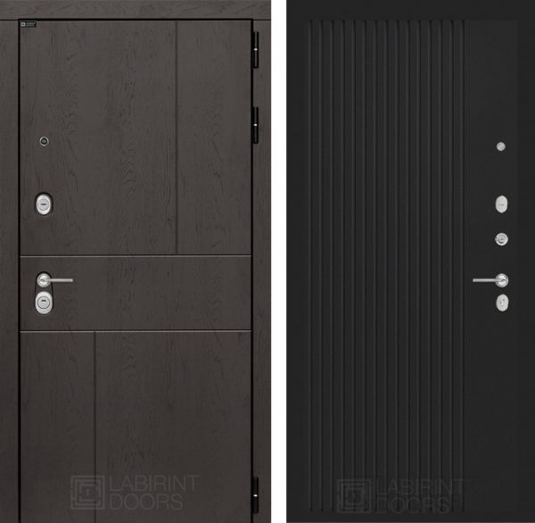 Входная дверь Лабиринт URBAN 29 - Черный кварц