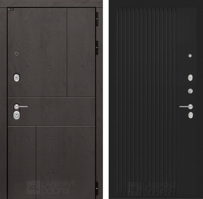 Входная дверь Лабиринт URBAN 29 - Черный кварц