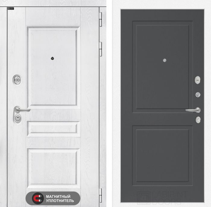 Входная дверь Лабиринт VERSAL 11 - Графит софт
