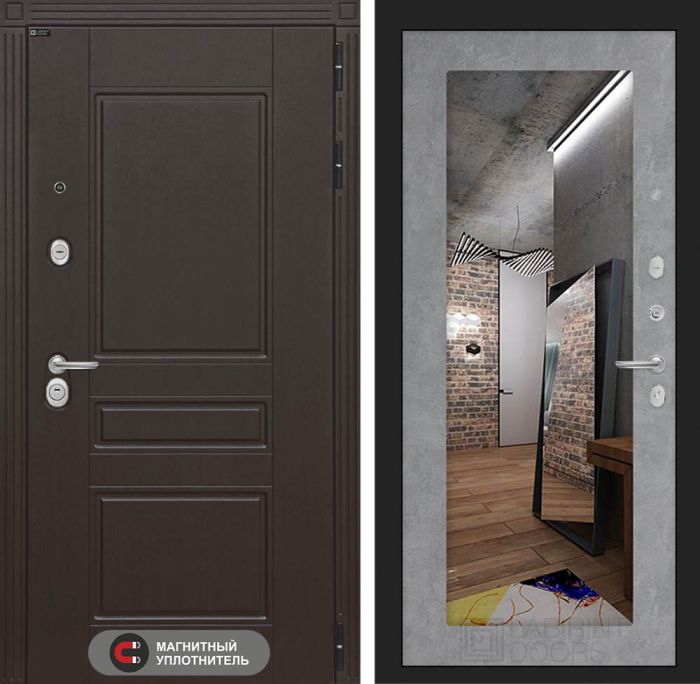 Входная дверь Лабиринт Мегаполис 18 - Бетон светлый