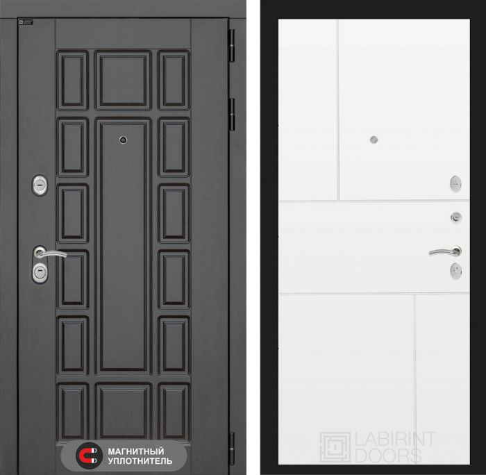 Входная дверь Лабиринт Нью-Йорк 21 - Белый софт