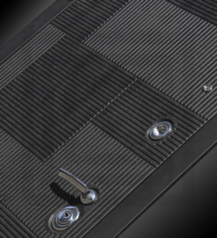 Входная дверь Лабиринт PAZL с зеркалом Максимум - Грей софт