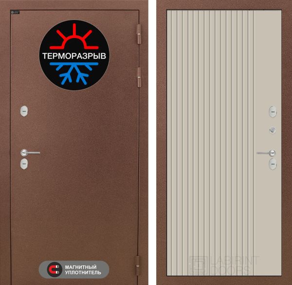 Входная дверь Лабиринт Термо Магнит 29 - Капучино