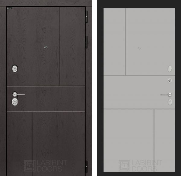 Входная дверь Лабиринт URBAN 21 - Грей софт