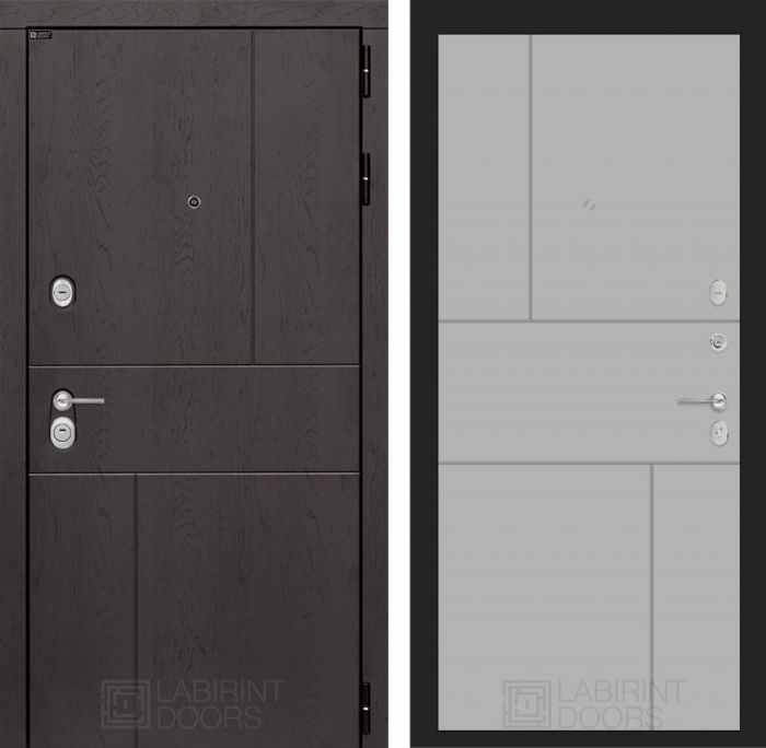 Входная дверь Лабиринт URBAN 21 - Грей софт