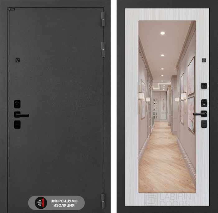 Входная дверь Лабиринт Соналаб 18 - Сандал белый